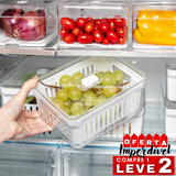 Kit Organizador de Geladeira - Acrilic Line - COMPRE 1 LEVE 2