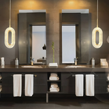 Luminária Orion Gold - Pendente Oval Dourado