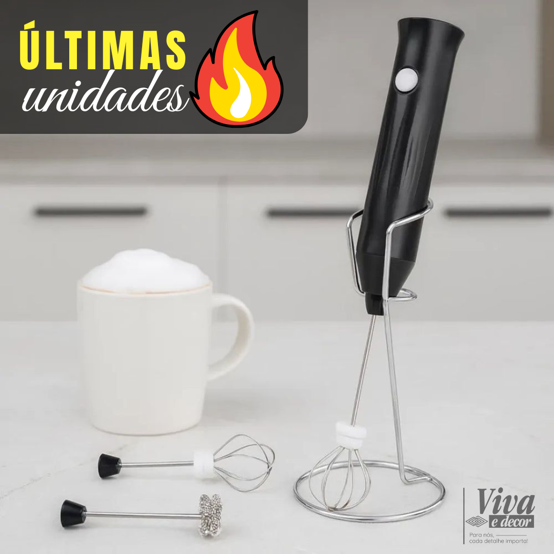 Mixer Elétrico 2 em 1 + Suporte TurboMix - ÚLTIMAS UNIDADES  🔥