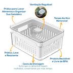 Kit Organizador de Geladeira - Acrilic Line - COMPRE 1 LEVE 2