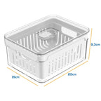 Kit Organizador de Geladeira - Acrilic Line - COMPRE 1 LEVE 2