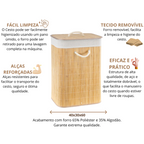Cesto Retangular EcoBambu: Praticidade e Sofisticação