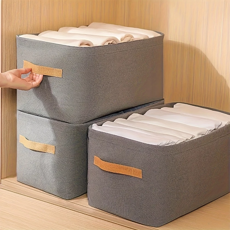 Cesto Organizador para Guarda-Roupas - OrganizaFácil