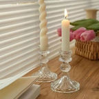 Castiçal de Vidro – Castiçal Prisma Decor