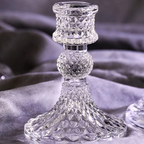 Castiçal de Vidro – Castiçal Prisma Decor