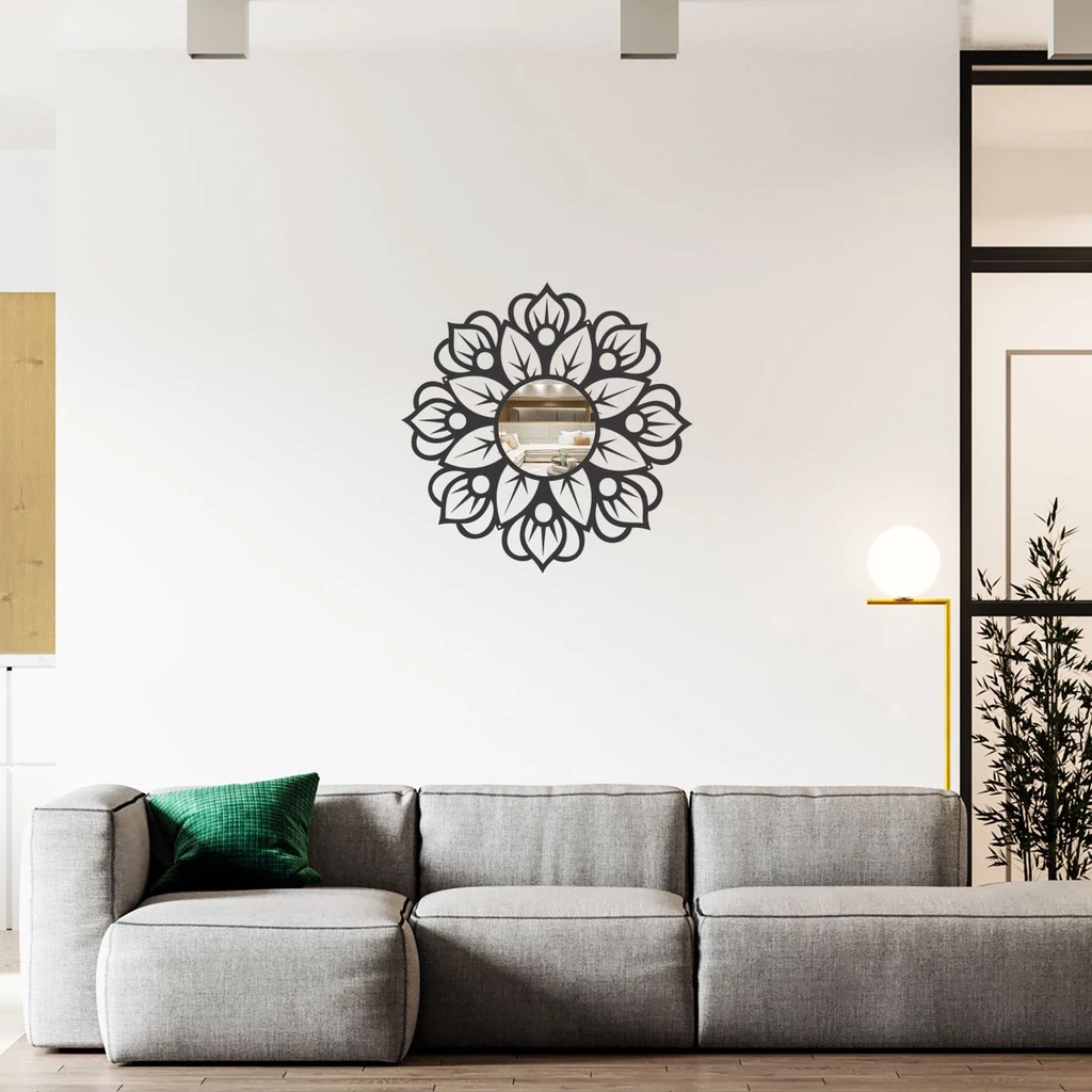 Espelho Decorativo Mandala Floresta