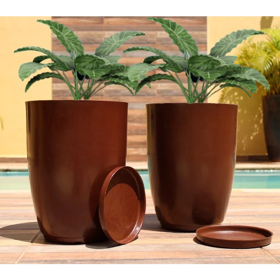 Kit com 2 Vasos - Duo Elegance Mármore