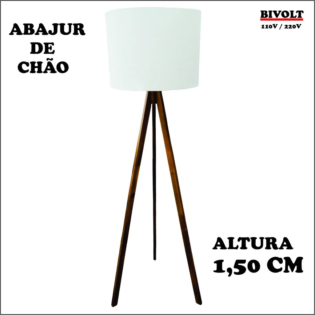 Abajur Golden Tripod