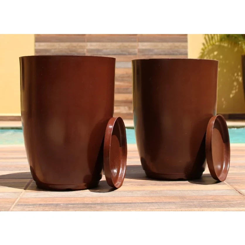 Kit com 2 Vasos - Duo Elegance Mármore