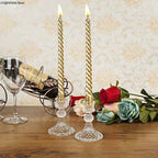 Castiçal de Vidro – Castiçal Prisma Decor