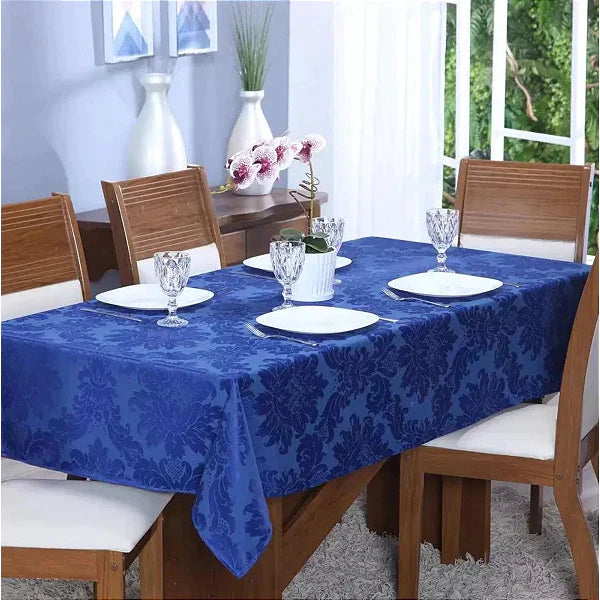 Toalha de Mesa Decorativa Jacquard - Para Mesas de 4, 6, 8 e 10