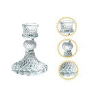 Castiçal de Vidro – Castiçal Prisma Decor