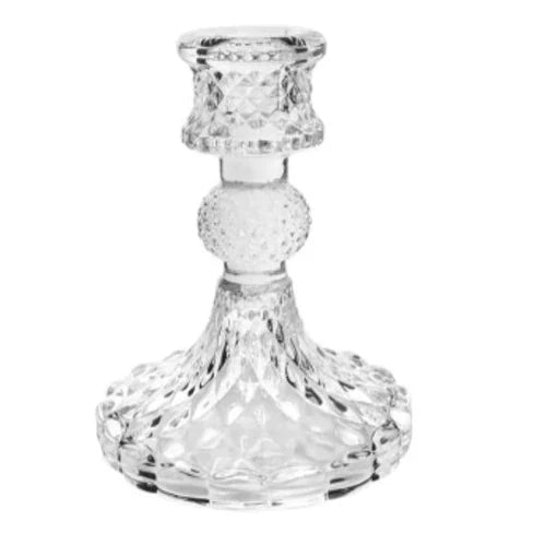 Castiçal de Vidro – Castiçal Prisma Decor