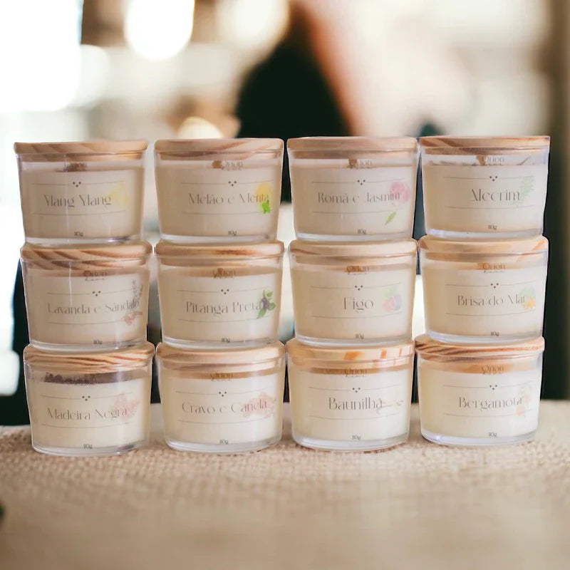Vela Aromática Artesanal Feito à Mão