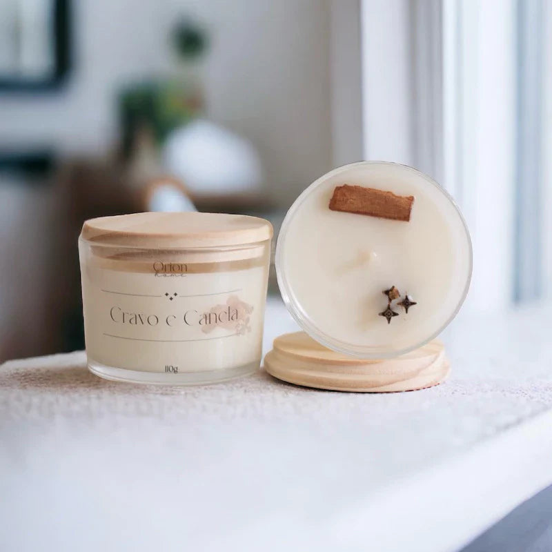 Vela Aromática Artesanal Feito à Mão
