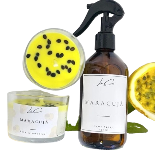 Kit Vela Aromática e Spray - Viver & Sentir