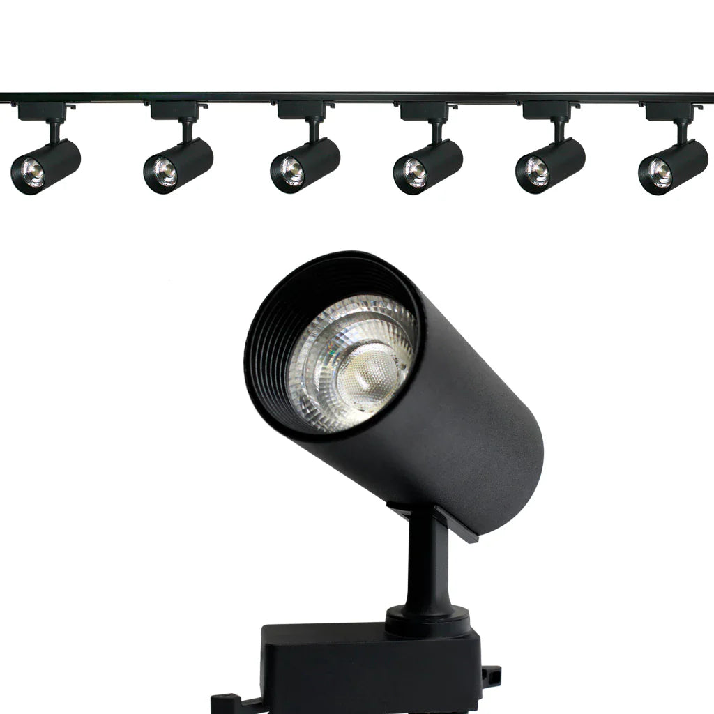 IluminaLux- Kit Trilho Eletrificado 2m com 6 Spots LED 20W