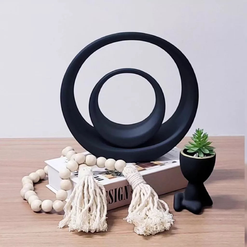 Kit Vasos Decorativos em Cerâmica Premium