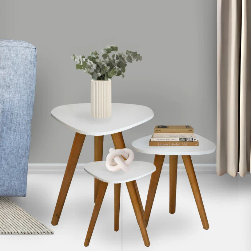 Trio Elegance – Mesinhas Laterais Redondas
