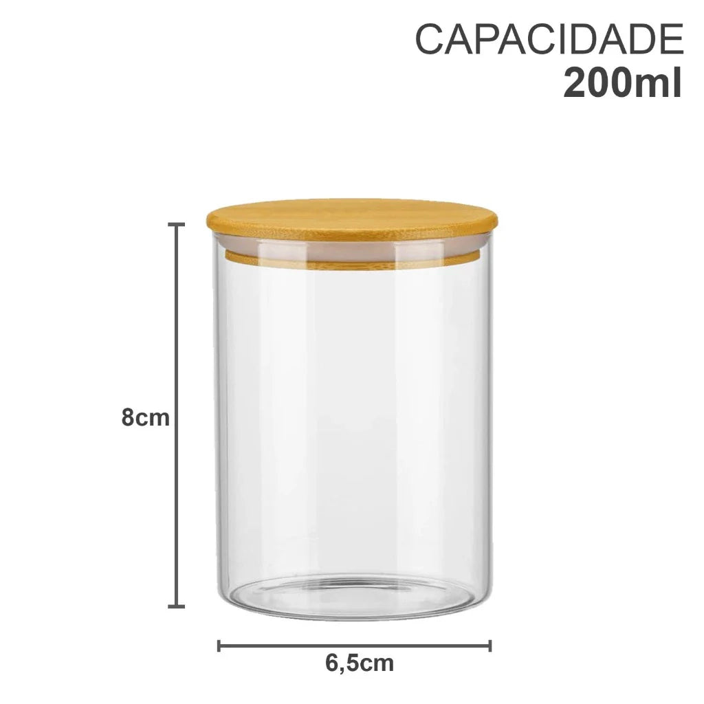 Kit 10 Potes Herméticos - Elegance