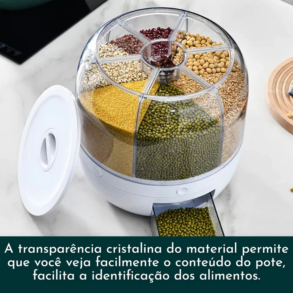 GiroMax: Dispenser de Alimentos 6 em 1