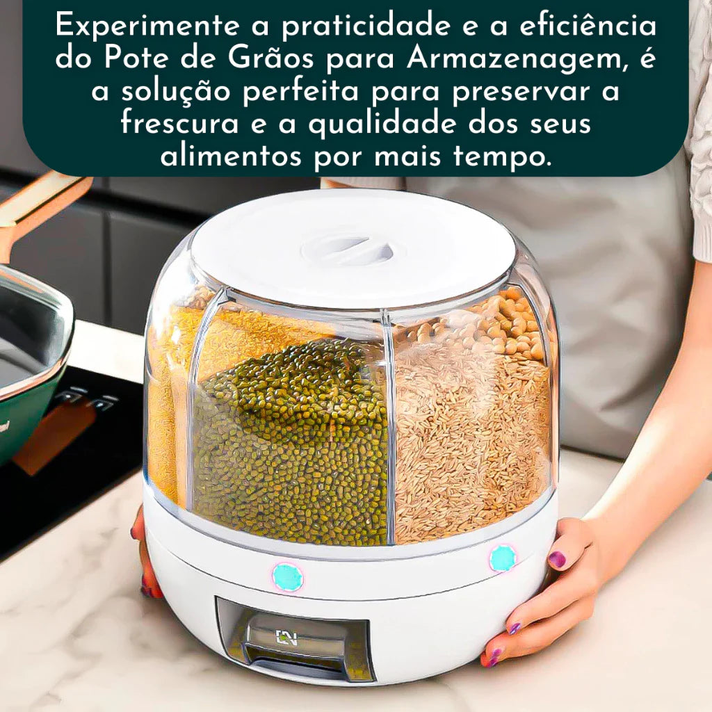 GiroMax: Dispenser de Alimentos 6 em 1