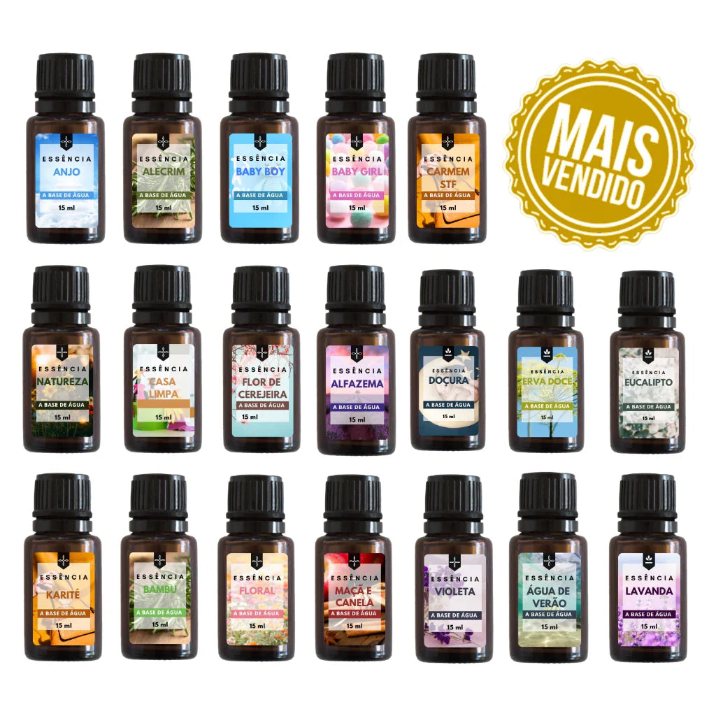 Kit de Essências Hidrossolúveis - Viva Essência