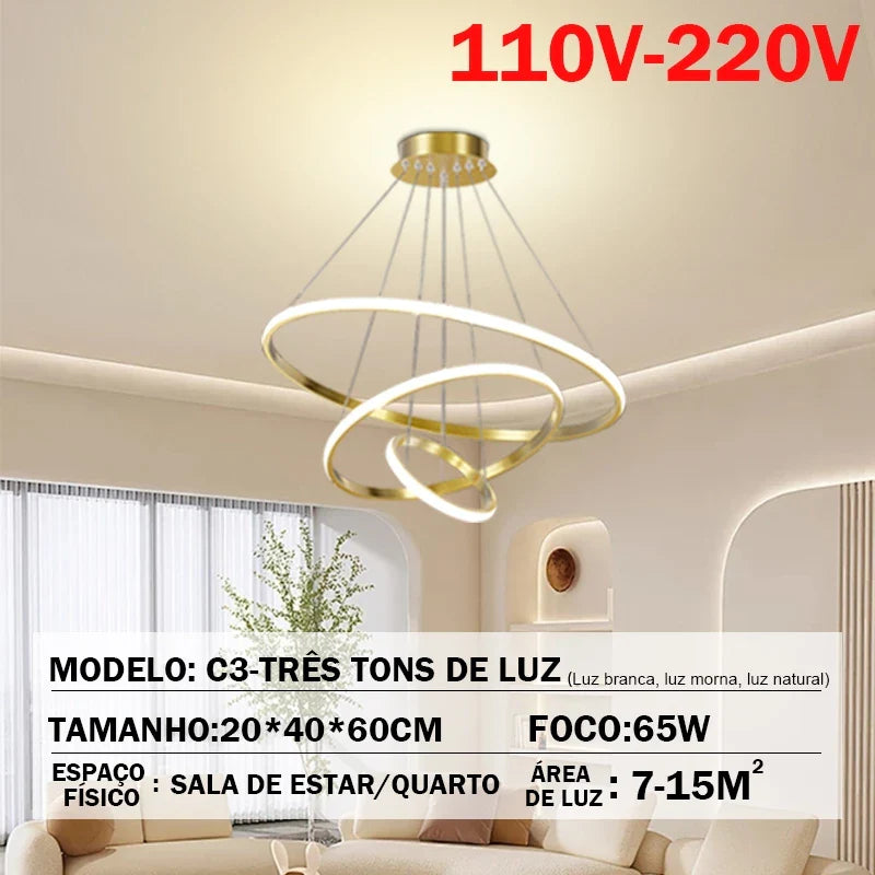 Lustre Scandinavian Minimal - Design e Funcionalidade