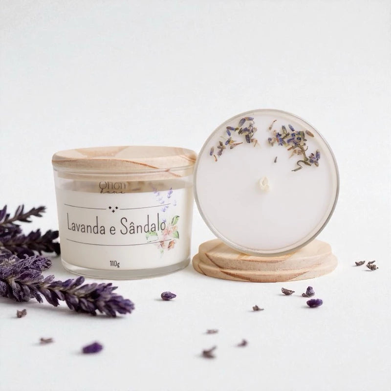 Vela Aromática Artesanal Feito à Mão