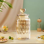 Coração de Cristal - Pote Hermético Premium