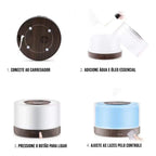 Difusor de Aromas e Umidificador 2 em 1 | Brisa & Essência
