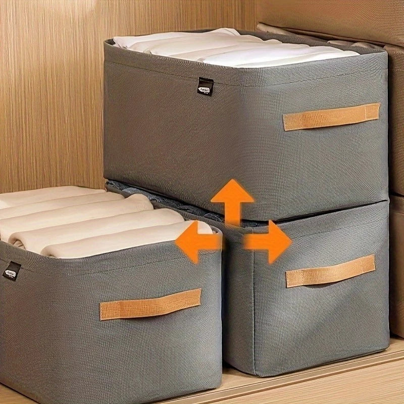 ORGANIZADOR DE ROUPAS DOBRÁVEL - COMPRE 1 E LEVE 4 - SOMENTE HOJE 🔥