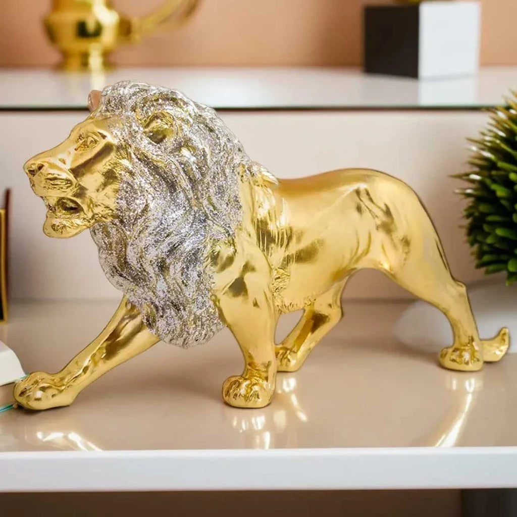 Kit Leão Estatueta Decorativa
