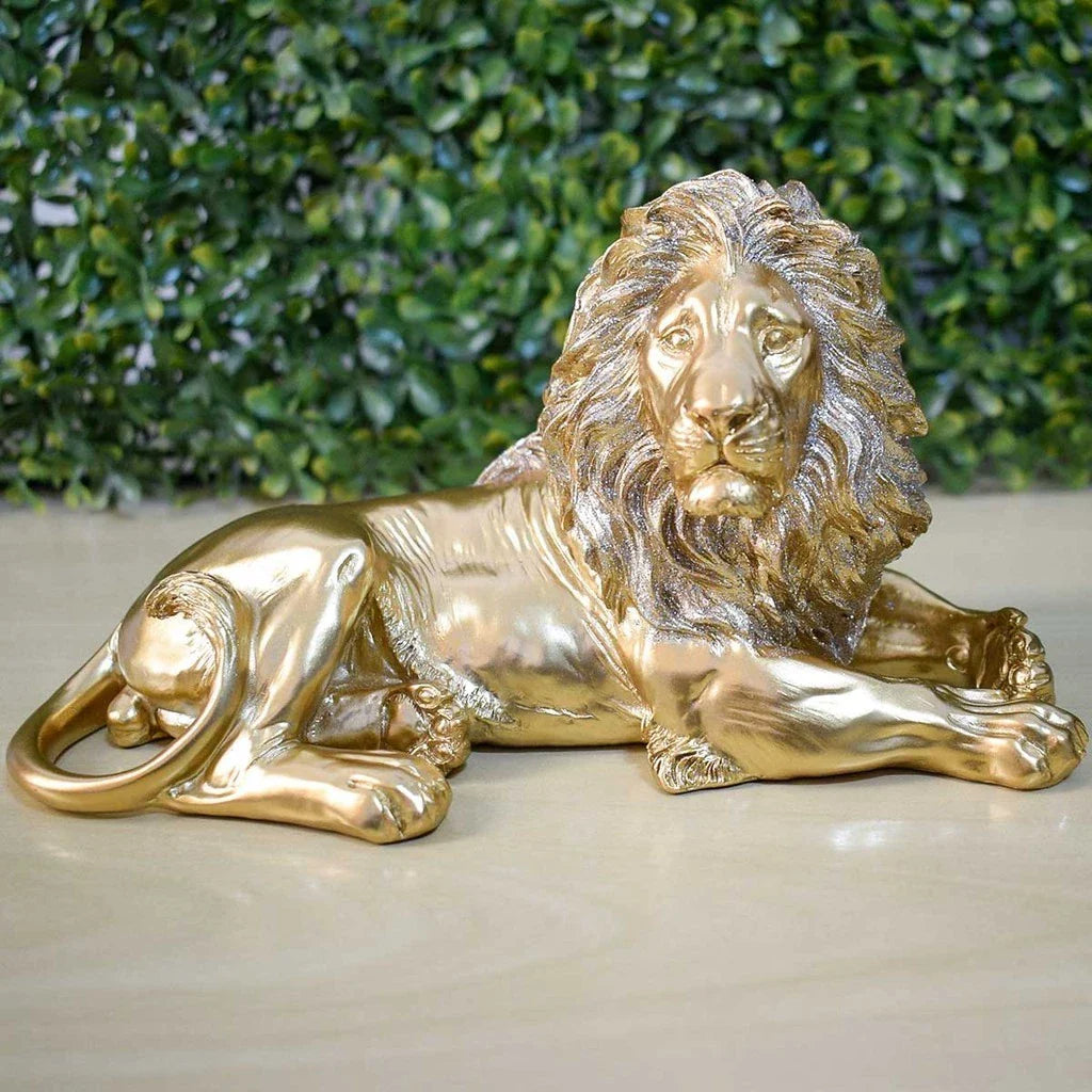 Kit Leão Estatueta Decorativa