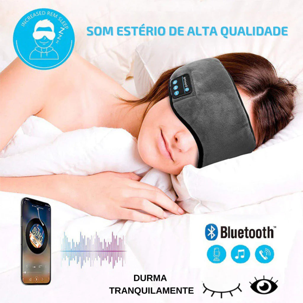 DREAM SOUND – Máscara de Dormir com Fones Bluetooth
