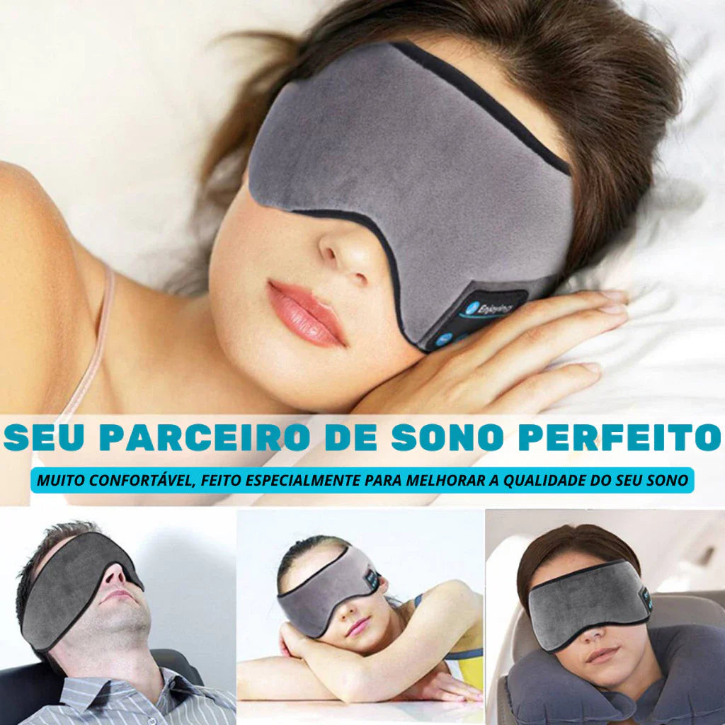 DREAM SOUND – Máscara de Dormir com Fones Bluetooth
