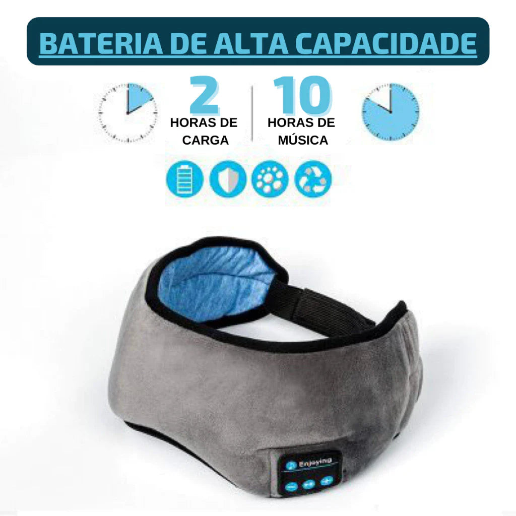 DREAM SOUND – Máscara de Dormir com Fones Bluetooth
